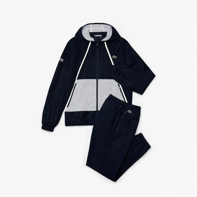 Afbeelding van Lacoste Sport Trainingspak Navy White