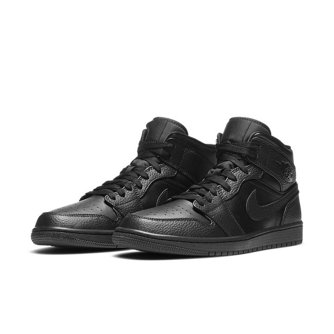 Afbeelding van Nike Air Jordan 1 Mid Triple Black