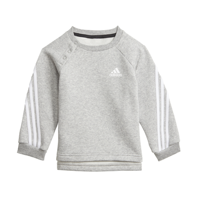 Foto van Adidas Future Icons 3-Stripes Joggingpak Infants Medium Grey Heather