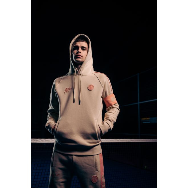 Afbeelding van Malelions Sport Coach Hoodie Set Beige