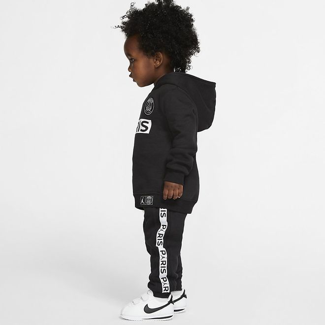 Afbeelding van PSG Babyset met Hoodie en Joggingbroek Black
