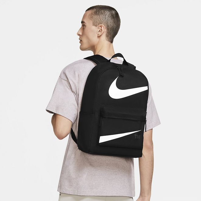 Afbeelding van Nike Heritage Swoosh Rugzak Black White
