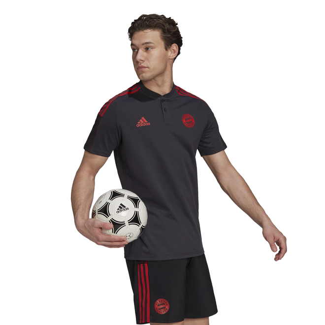 Afbeelding van FC Bayern München Polo Set Black Night Grey