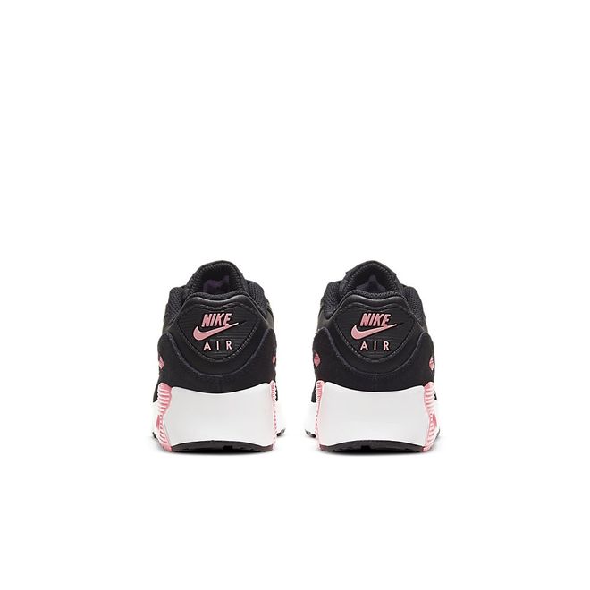 Afbeelding van Nike Air Max 90 Leather Kids Black Sunset Pulse