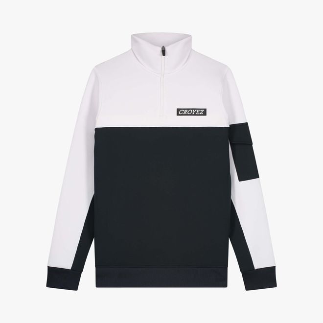 Afbeelding van Croyez Quarterzip Set Navy White