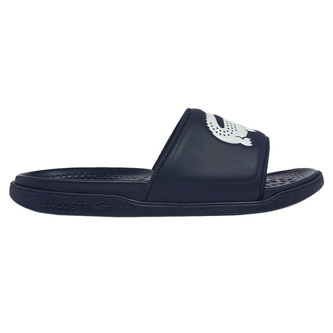 Afbeelding van Lacoste Croco Dualiste Slipper Navy Wit
