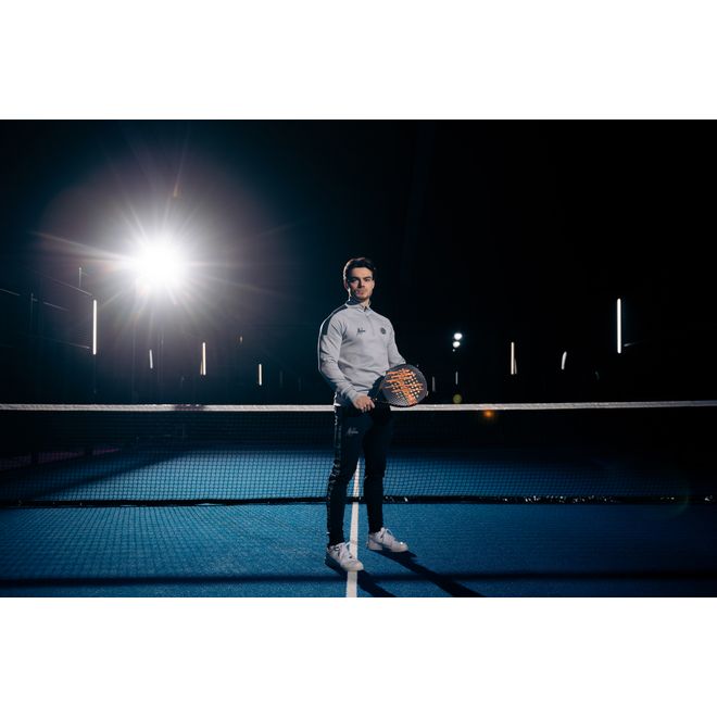 Afbeelding van Malelions Sport Striker Quarterzip Grey Navy