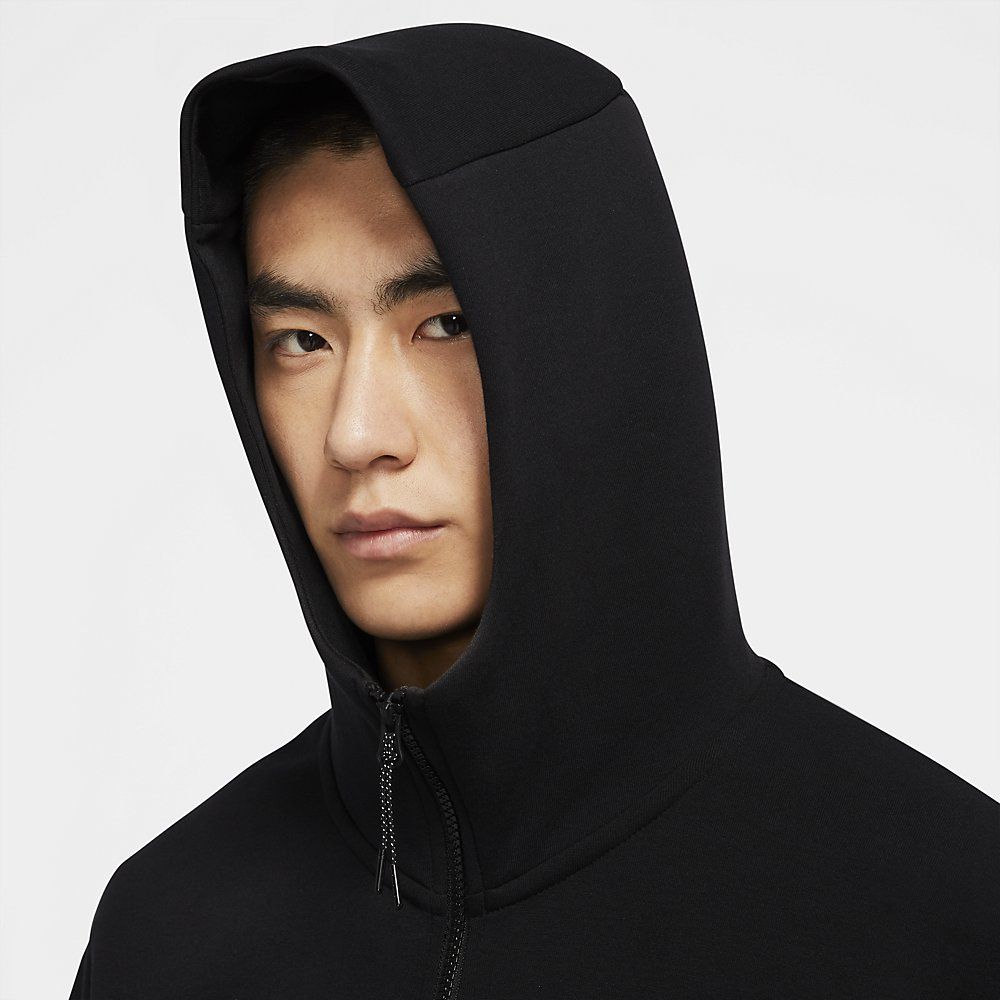 tech fleece hoodie black