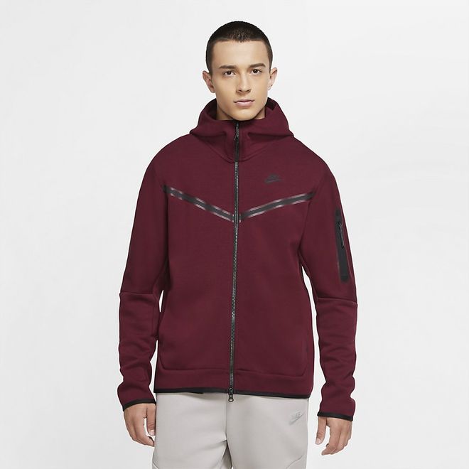 Afbeelding van Nike Sportswear Tech Fleece Hoodie Dark Beetroot