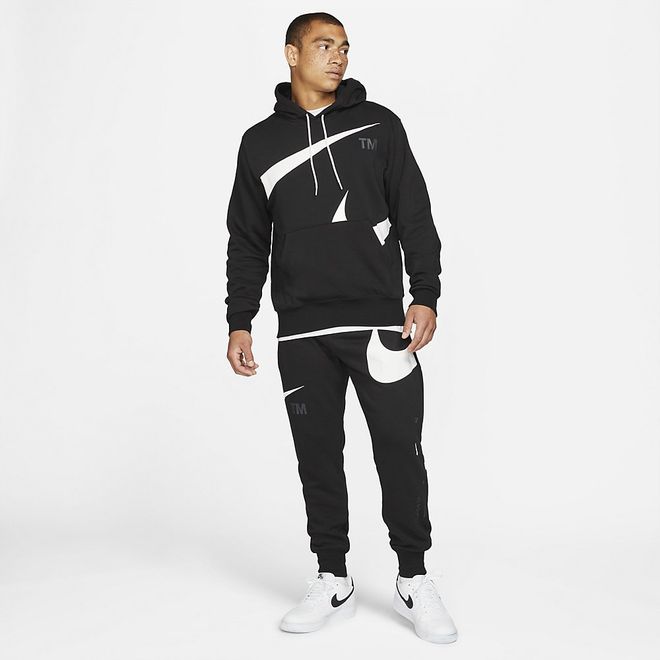 Afbeelding van Nike Sportswear Swoosh Hoody Set Black