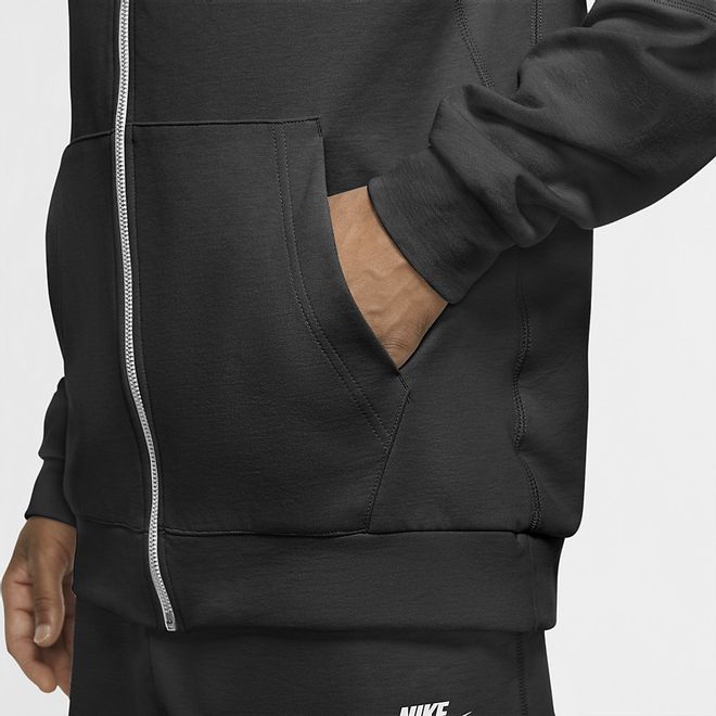 Afbeelding van Nike Sportswear Club Full-Zip Jersey Hoodie Black