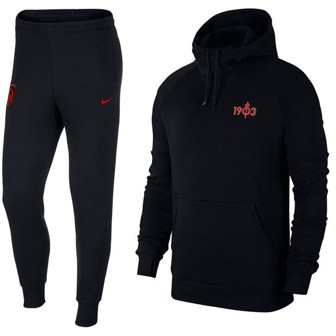 Afbeelding van Atlético de Madrid Hoodie Set Black