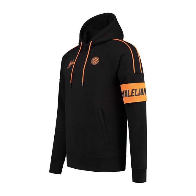Afbeelding van Malelions Sport Coach Hoodie Set Black Neon Orange