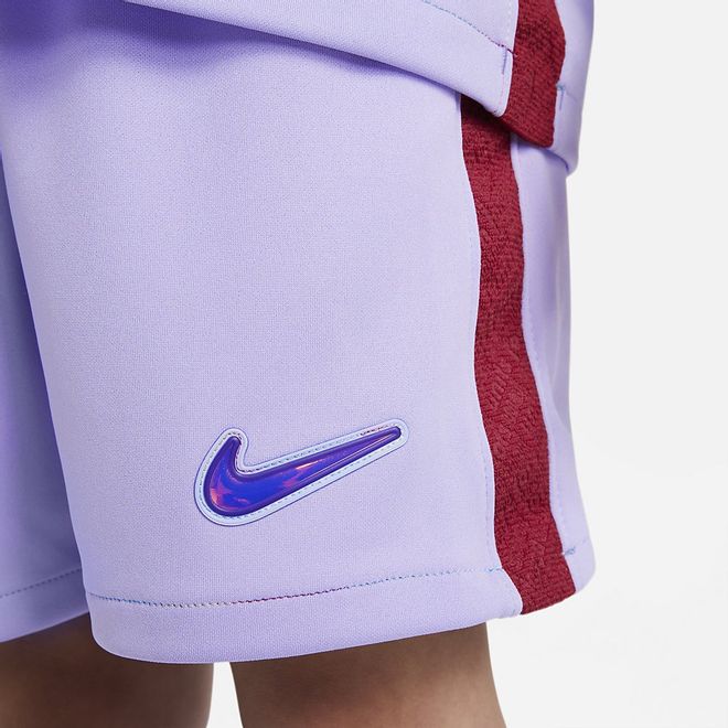 Afbeelding van FC Barcelona voetbal Tenue voor Kleuters 2021/22 Away Purple Pulse