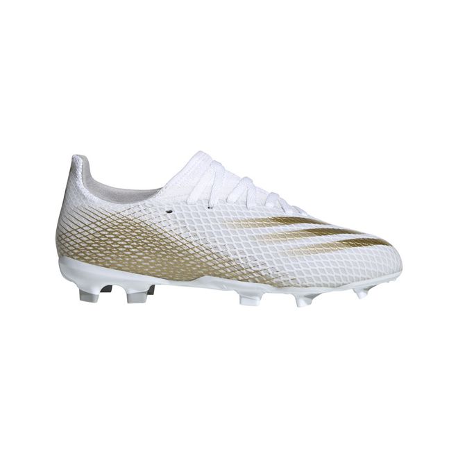 Afbeelding van Adidas X Ghosted 3 FG Kids White Silver