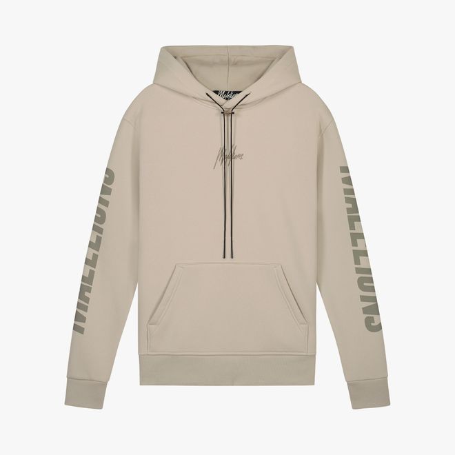 Afbeelding van Malelions Men Lective Hoodie Beige