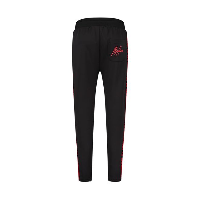 Afbeelding van Malelions Sport Striker Hoodie Set Black Neon Red