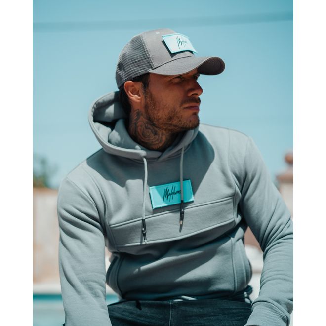 Afbeelding van Malelions Velcro Anorak Suit Matte Grey