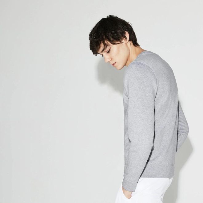 Afbeelding van Lacoste Sweater Gevlamd Grijs