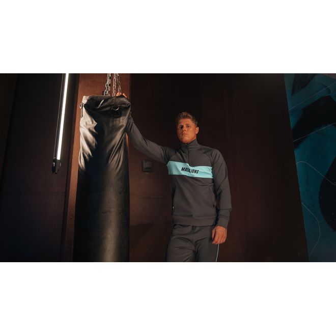 Afbeelding van Malelions Sport Uraenium Tracksuit Army Antra Turquoise