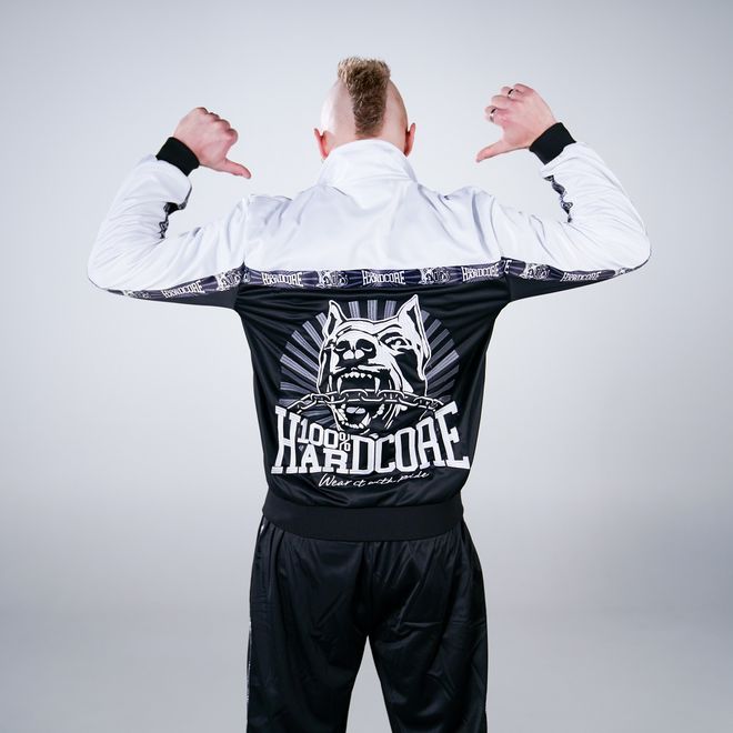Afbeelding van 100% Hardcore Trainingsjack Classic Black White