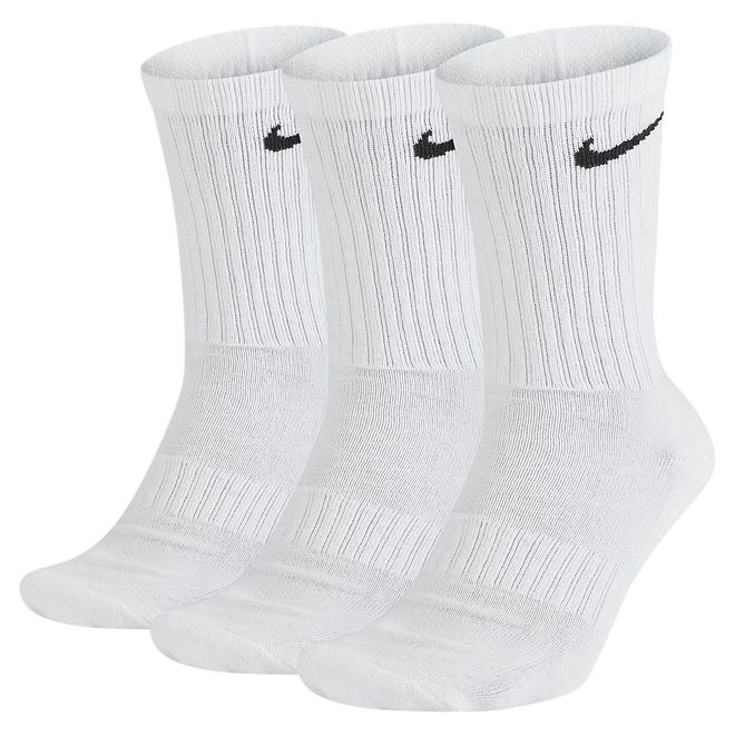 Afbeelding van Nike Everyday Cushioned White Sokken 3 paar