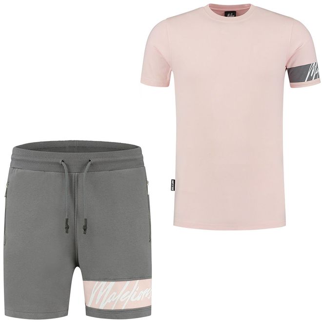 Afbeelding van Malelions Captain Set Pink Matt Grey