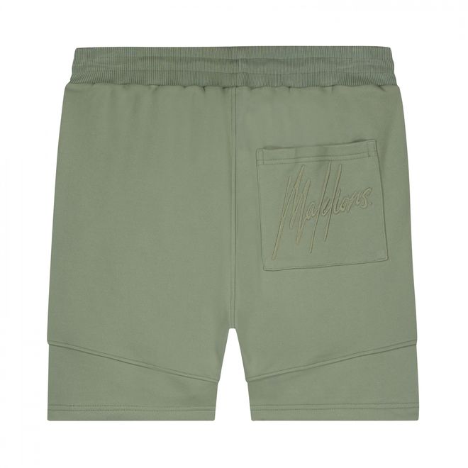 Afbeelding van Malelions Men Essentials T-Shirt + Short Set Dark Sage