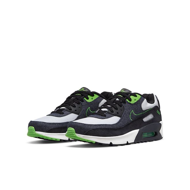 Afbeelding van Nike Air Max 90 SE Kids Black Scream Green