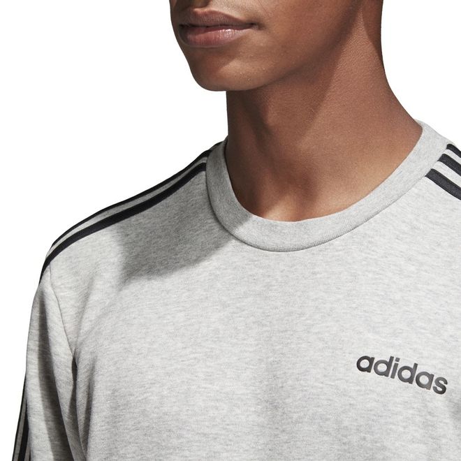 Afbeelding van Adidas Essentials 3 Stripes Sweatset Grey Heather