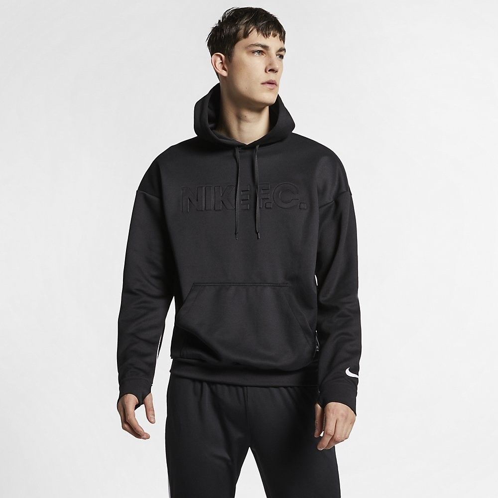 nike fc hoodie black