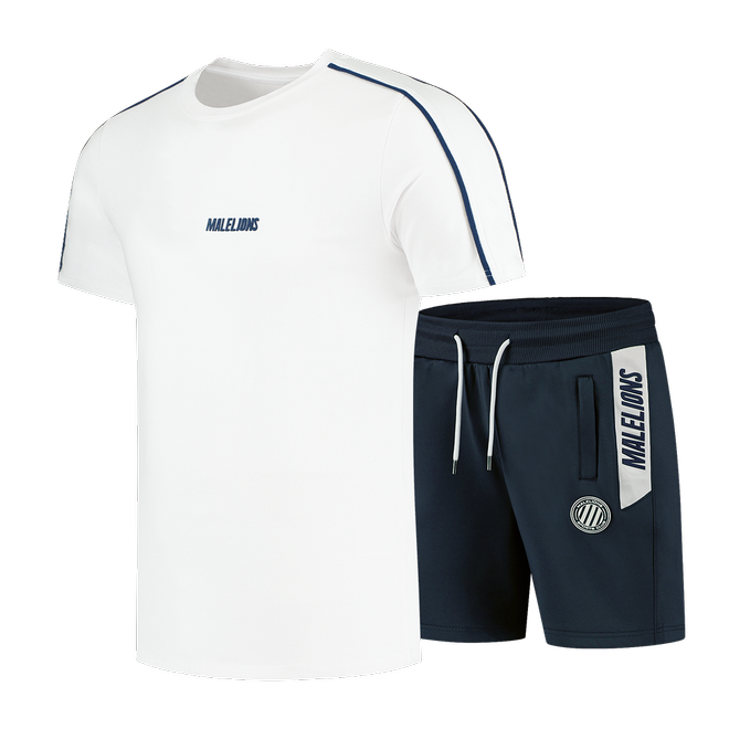 Afbeelding van Malelions Sport Coach Set Black Cobalt Blue