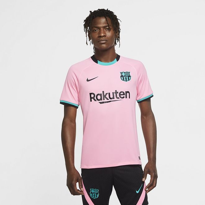 Afbeelding van FC Barcelona 2020/21 Stadium Derde Voetbalshirt Pink