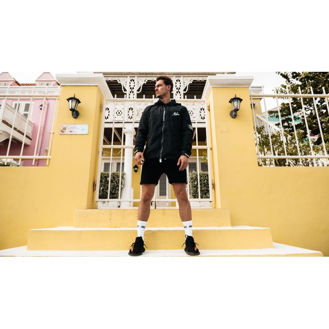 Afbeelding van Malelions Windbreaker Black White