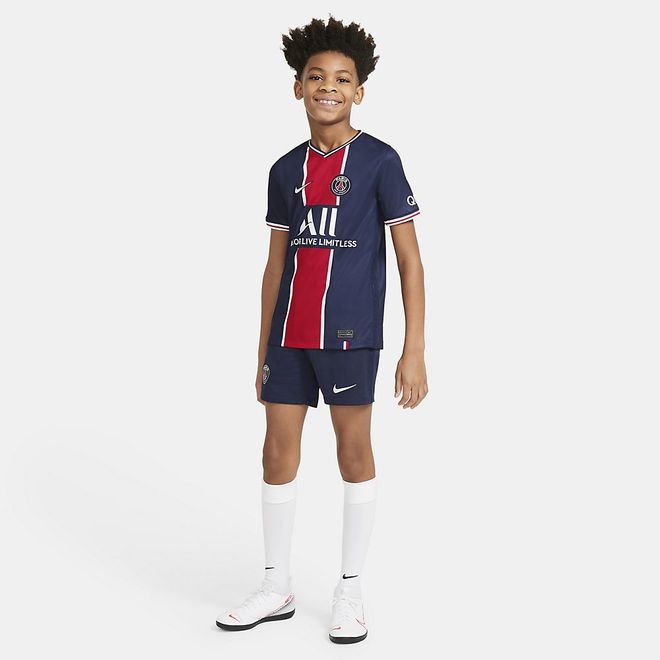 Afbeelding van Paris Saint-Germain 2020/21 Stadium Thuis Voetbalshirt voor Kids