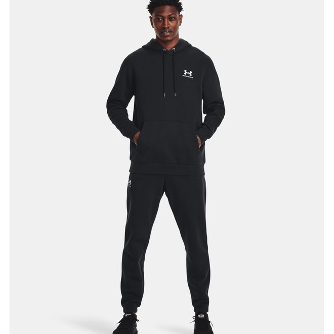 Afbeelding van Under Armour Herenhoodie Essential Fleece Black