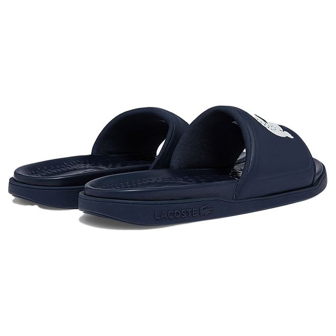 Afbeelding van Lacoste Croco Dualiste Slipper Navy Wit