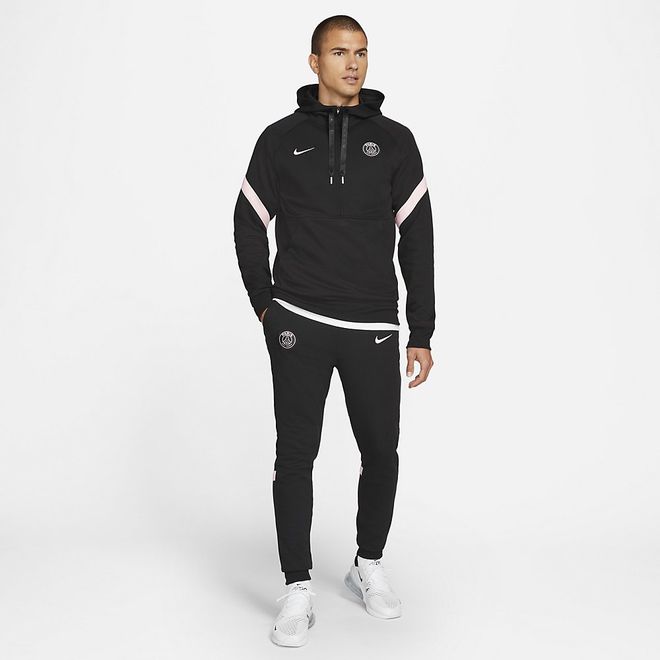 Afbeelding van Paris Saint-Germain Hooded Flee Set Black Artic Punch