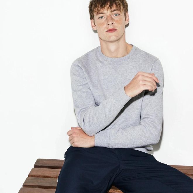 Afbeelding van Lacoste Sweater Gevlamd Grijs