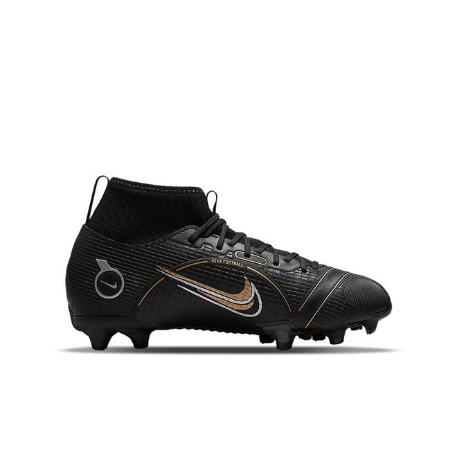 Afbeelding van Nike Mercurial Superfly 8 Academy FG/MG Kids Black Metallic Silver