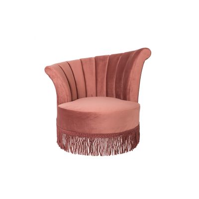 Dutchbone Flair Lounge Chair Roze Dutchbone Flair Lounge Chair Roze