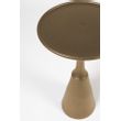 Afbeelding van White Label Living Side Table Noah Antique Brass