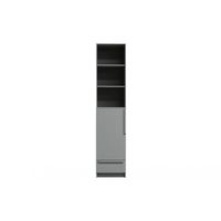 Woood Pure Hangkast Betongrijs - 1 Deurs