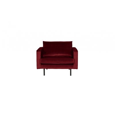 BePureHome Rodeo Fauteuil Velvet Rood BePureHome Rodeo Fauteuil Velvet Rood