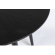 Afbeelding van White Label Living Table Fabio 120' Black