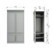 Afbeelding van BePureHome Organize Vitrinekast - 62 CM