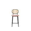 Afbeelding van Zuiver Spike Counterstoel Naturel/Roze