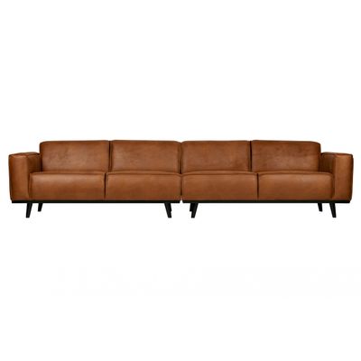 BePureHome Statement 4-zits Bank XL Cognac BePureHome Statement 4-zits Bank XL Cognac