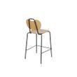 Afbeelding van White Label Living Counter Stool Aspen Wood Natural