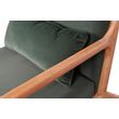 Afbeelding van Woood Mark Fauteuil Fluweel Flesgroen